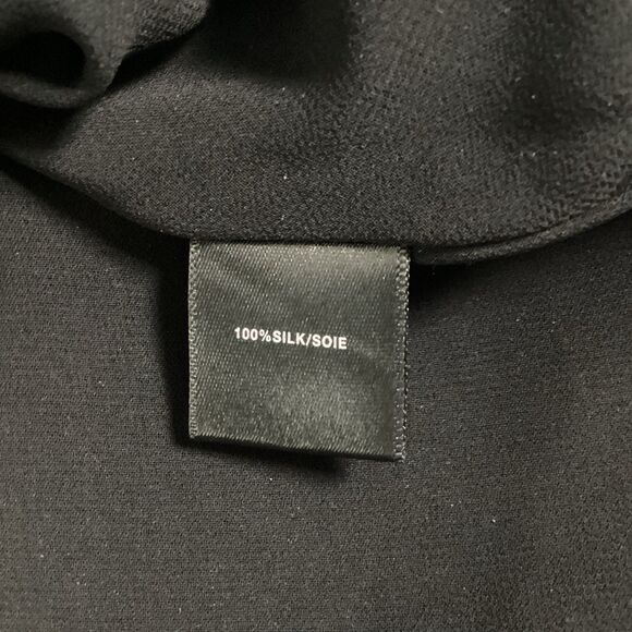 Lafayette 148 New York Tank Top Womens Size 8 Black Ryan Layered Silk Shell - Picture 5 of 10